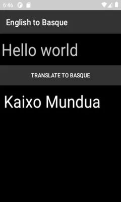 English to Basque Translator android App screenshot 3